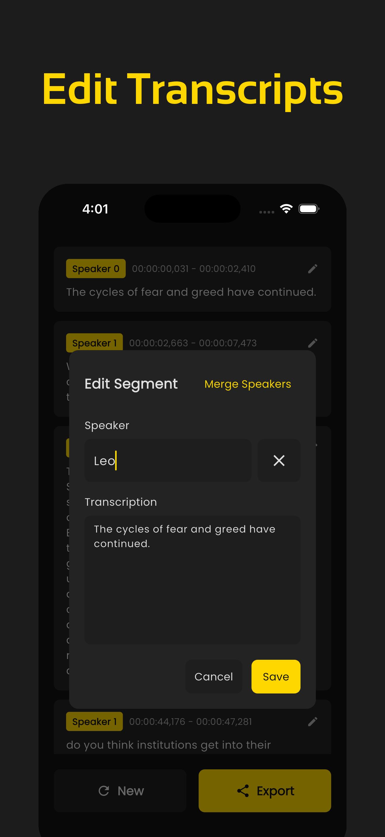 TranscriAI Screenshot 4